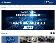 Tablet Screenshot of ju-stormarn.de